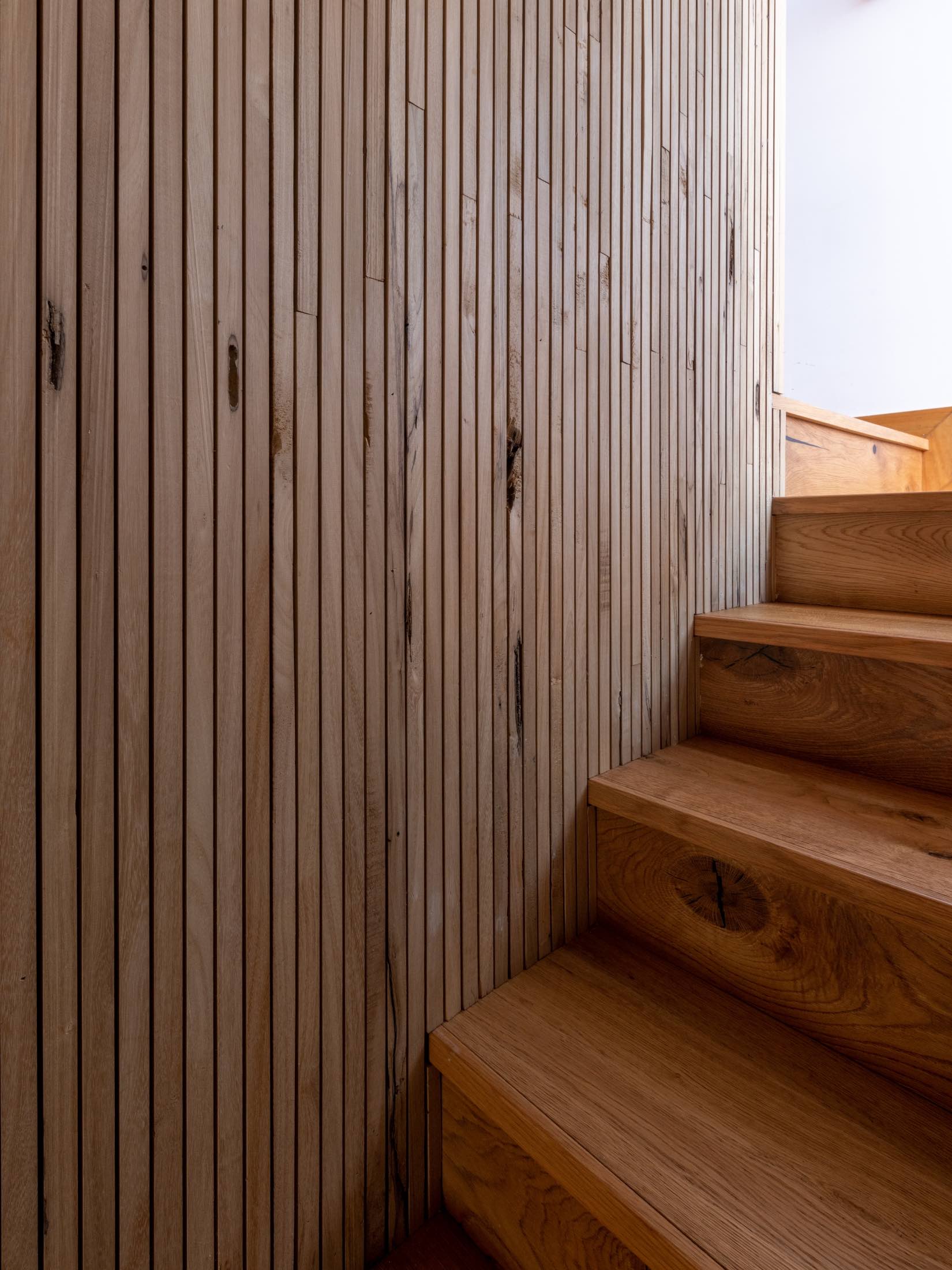 wooden stair steps